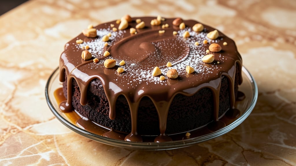 Cake Boss Chocolate Ganache Recipe: Molten Ganache Rivers Over Fudgy Layers