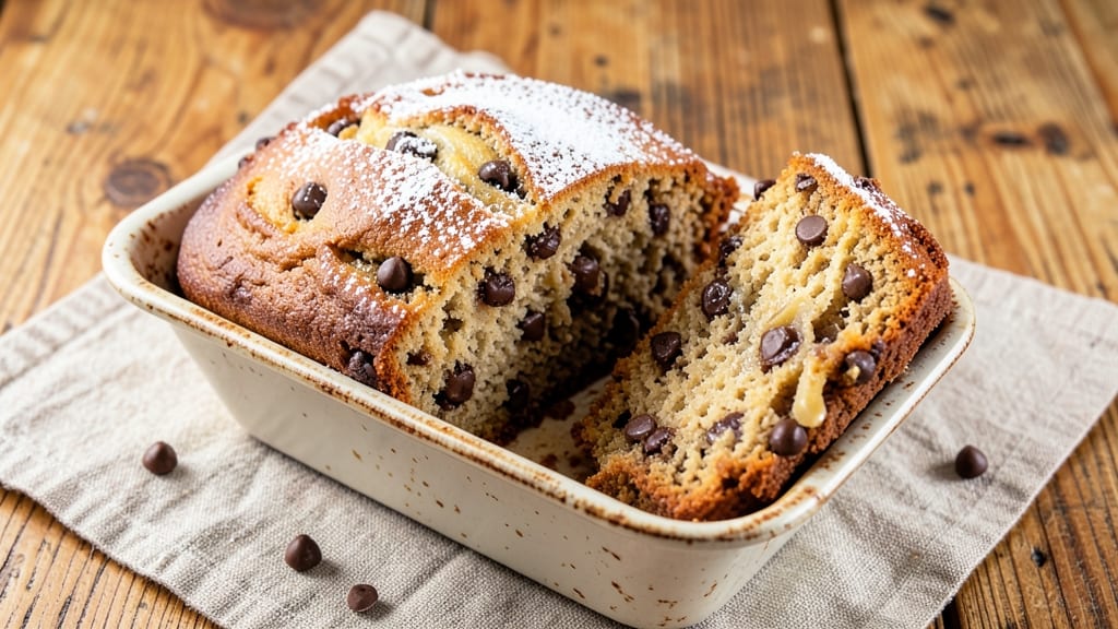 Banana Chocolate Chip Loaf Cake Recipe: Moist Crumb and Melty Streaks in One Bite