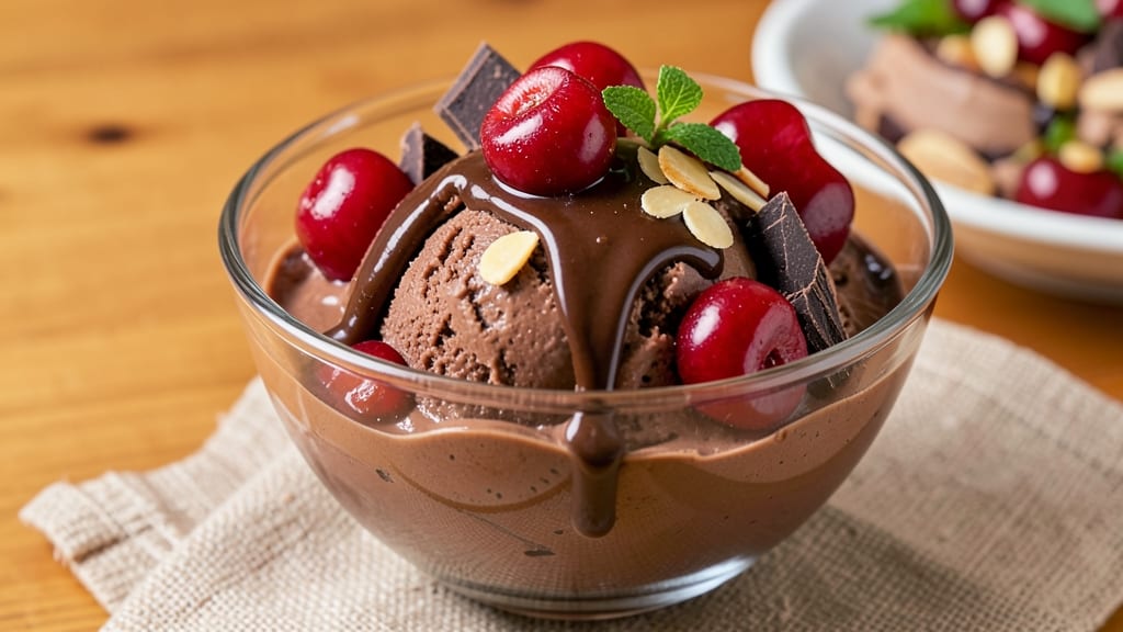 Cherry Chocolate Ice Cream Cuisinart Recipe: Creamy Velvety Texture Without an Ice Cream Maker