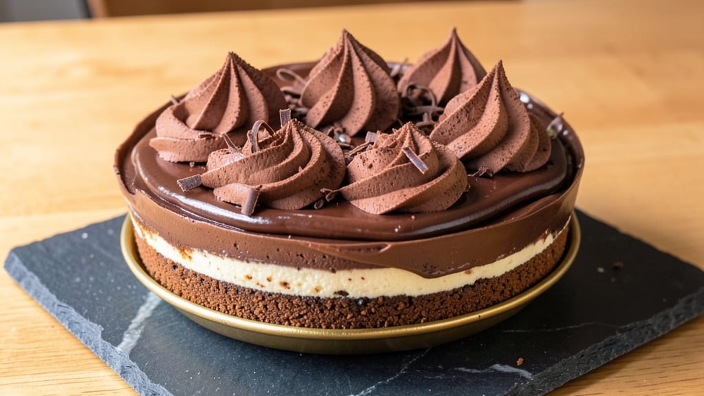 Cheesecake Factory Chocolate Tuxedo Cream Cheesecake Recipe: Triple-Layered Crunch With Coffee-Infused Fudge Swirls