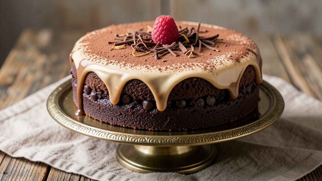 Calea Chocolate Cake Recipe: Triple-Layered Crunch With Coffee-Infused Ganache