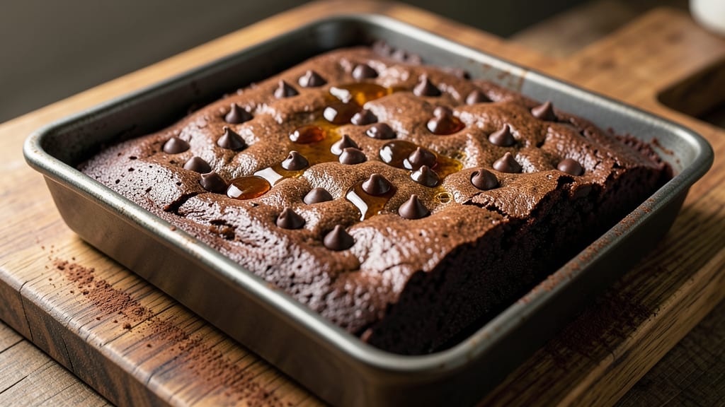 Brownie Recipe With Semi-Sweet Chocolate Chips: Fudgy Cracks and Melty Chunk Bliss