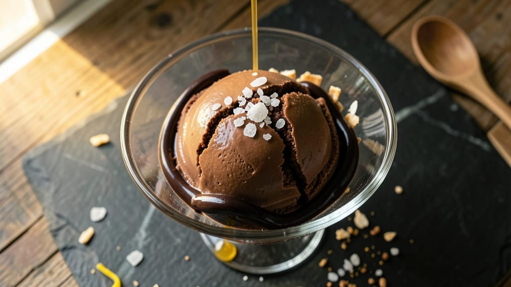 Bitter Chocolate Ice Cream Recipe: Deep Cocoa Intensity With Crunchy Sea Salt Finish