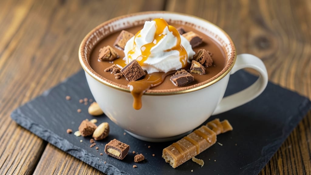 Butterfinger Hot Chocolate Recipe: Crunchy Peanut Butter Swirls in Every Sip