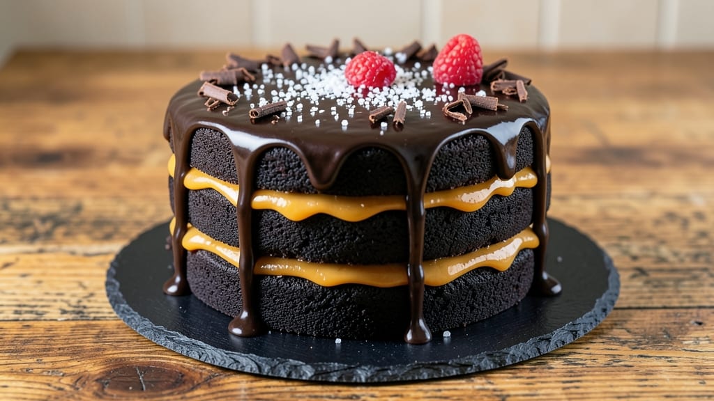 Black Chocolate Drip Cake Recipe: Deep Cocoa Intensity With Gooey Rivers