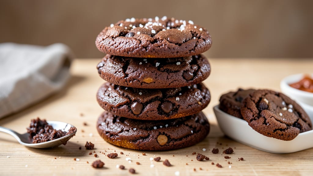 Chewy Triple Chocolate Cookies Recipe: Crackly Edges and Molten Chocolate Pockets