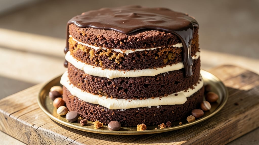 British Chocolate Biscuit Cake Recipe: Crunchy Layers and Fudgy Chocolate Magic