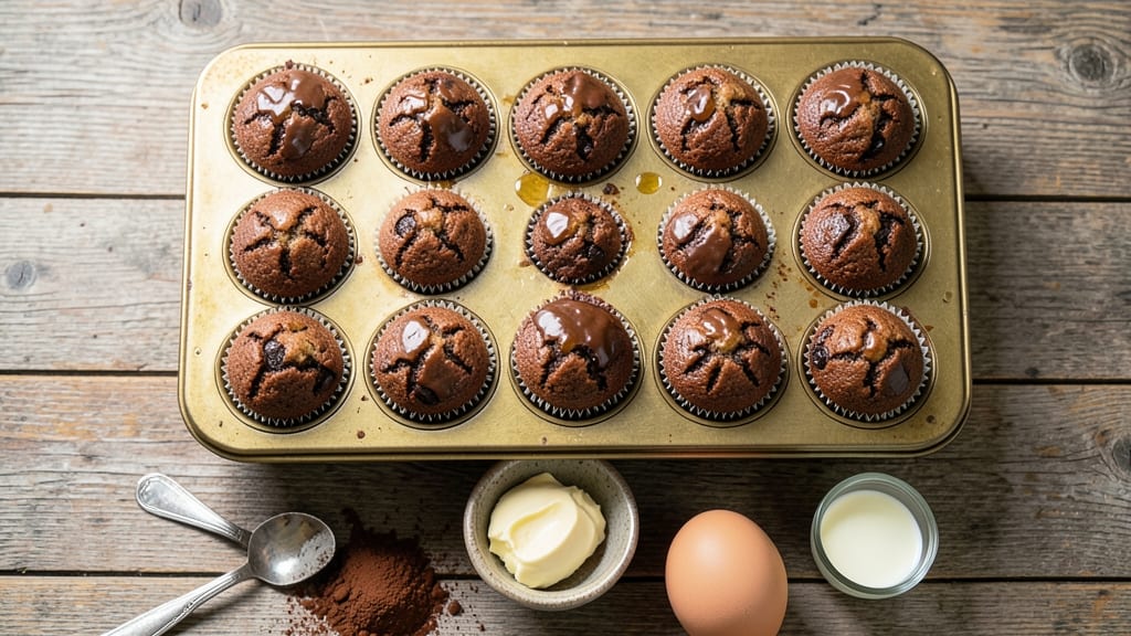 Basic Chocolate Muffins Recipe UK: Tender Crumb and Melty Centers