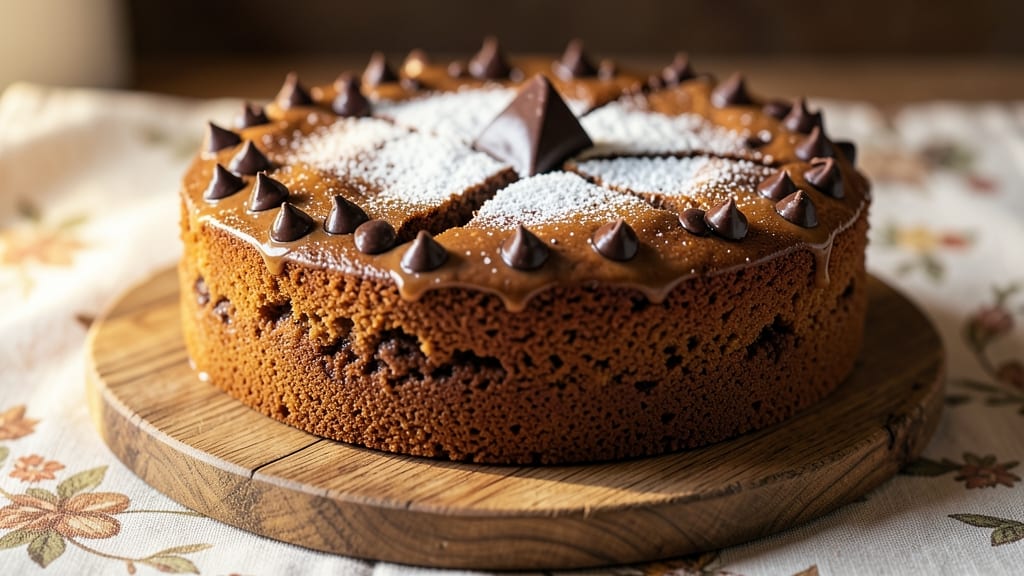 Bolo De Chocolate Recipe: Brazilian Coffee Cake With Crispy Top and Fudgy Core