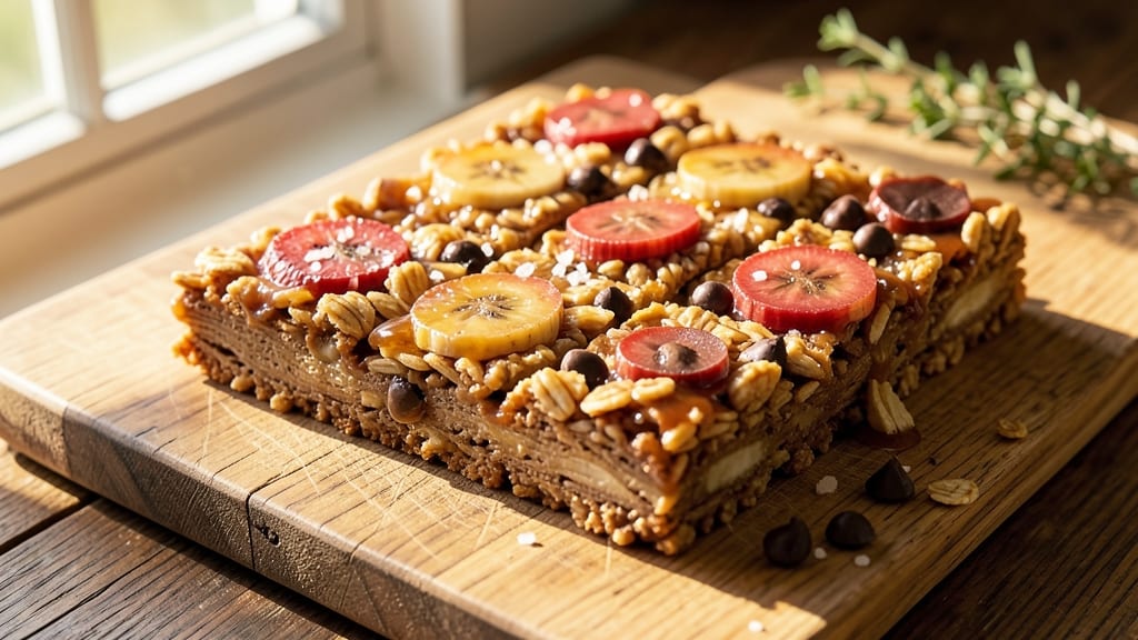 Banana Chocolate Chip Granola Bars Recipe: Crunchy Oat Clusters With Melty Chunks