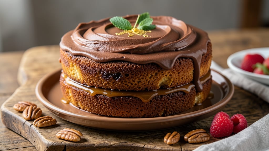 Best Ever German Chocolate Cake Recipe and Frosting: Triple-Layered Crunch With Pecan-Packed Ganache