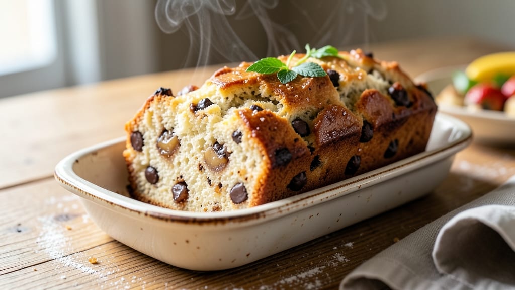 Banana Bread With Chocolate Chips And Brown Sugar Recipe: Moist Crumb and Gooey Chunks in One Bite