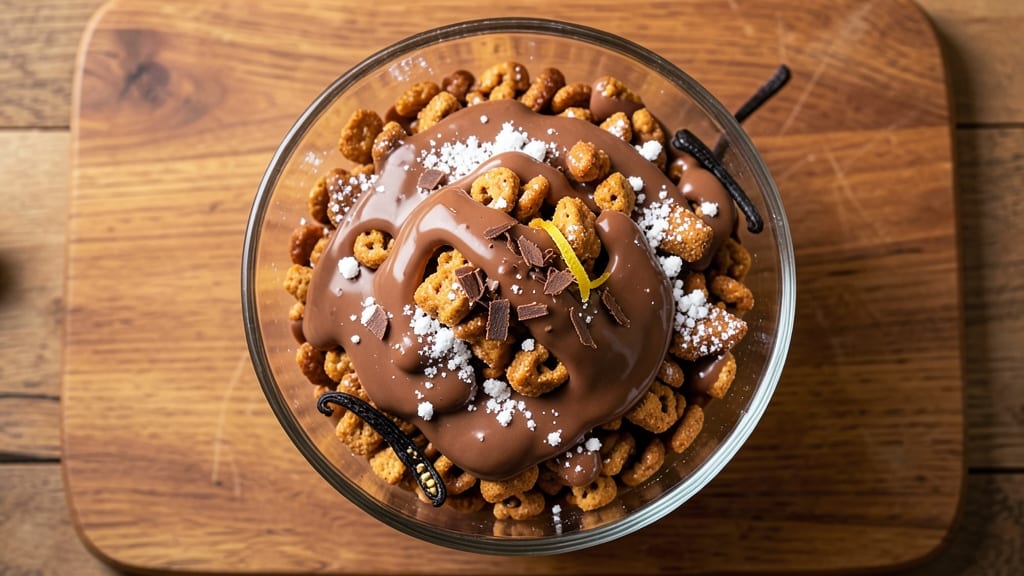 Chex Powdered Sugar Chocolate Recipe: Crunchy Cereal Clusters With Gooey Chocolate Coating