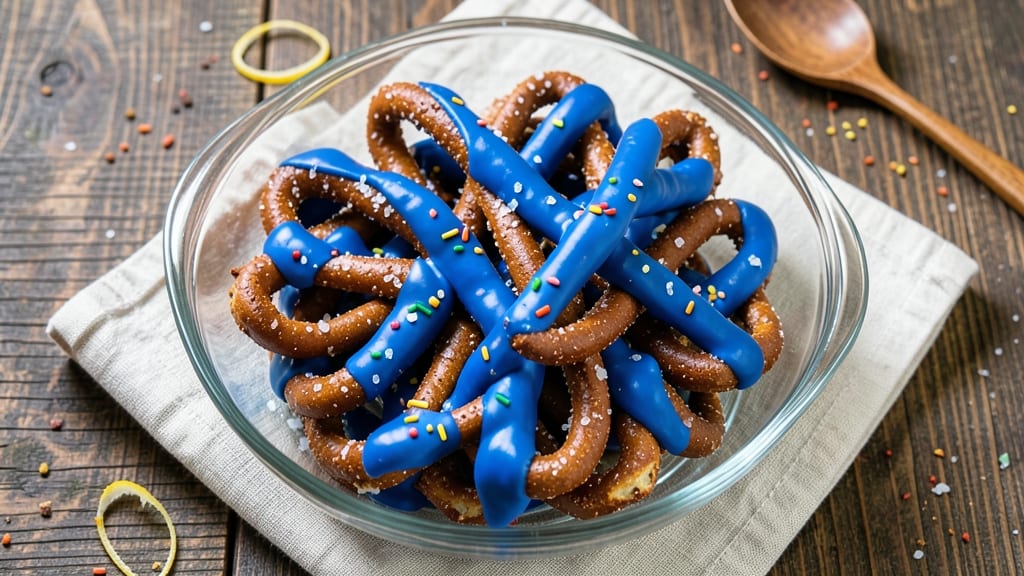 Blue Chocolate Covered Pretzels Recipe: Crunchy-Salty Sweetness in 15 Minutes