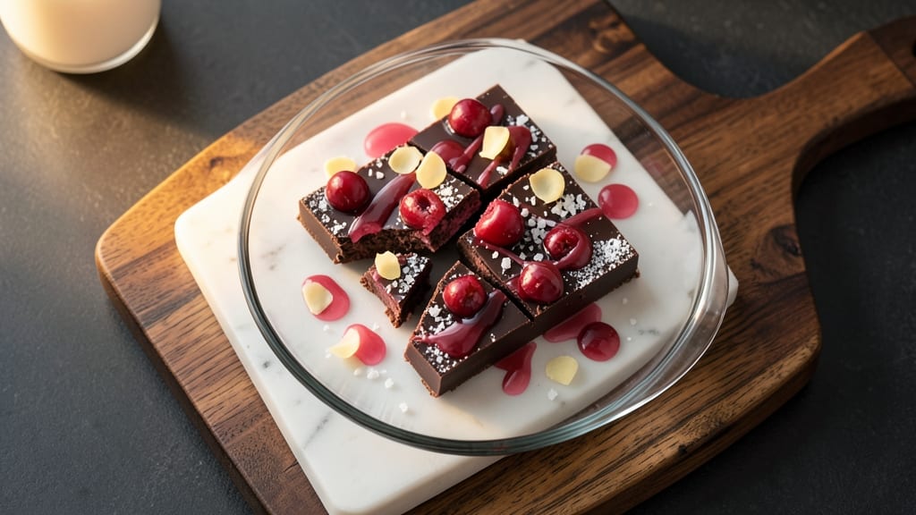 Cherry Blossom Chocolate Bars Recipe: Delicate Floral Swirls and Crunchy Top Magic