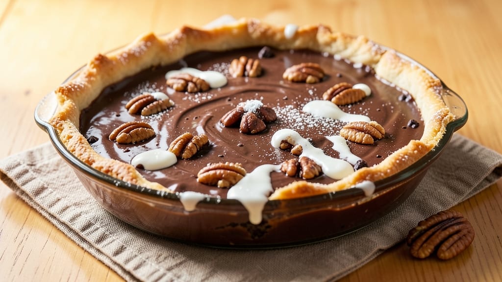 Betty Crocker's Chocolate Pecan Pie Recipe: Triple-Layered Crunch With Caramelized Pecans