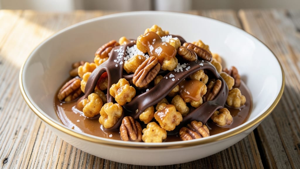 Caramel Chocolate Chex Mix Recipe: Buttery Crunch Meets Coffee-Infused Fudge Swirls