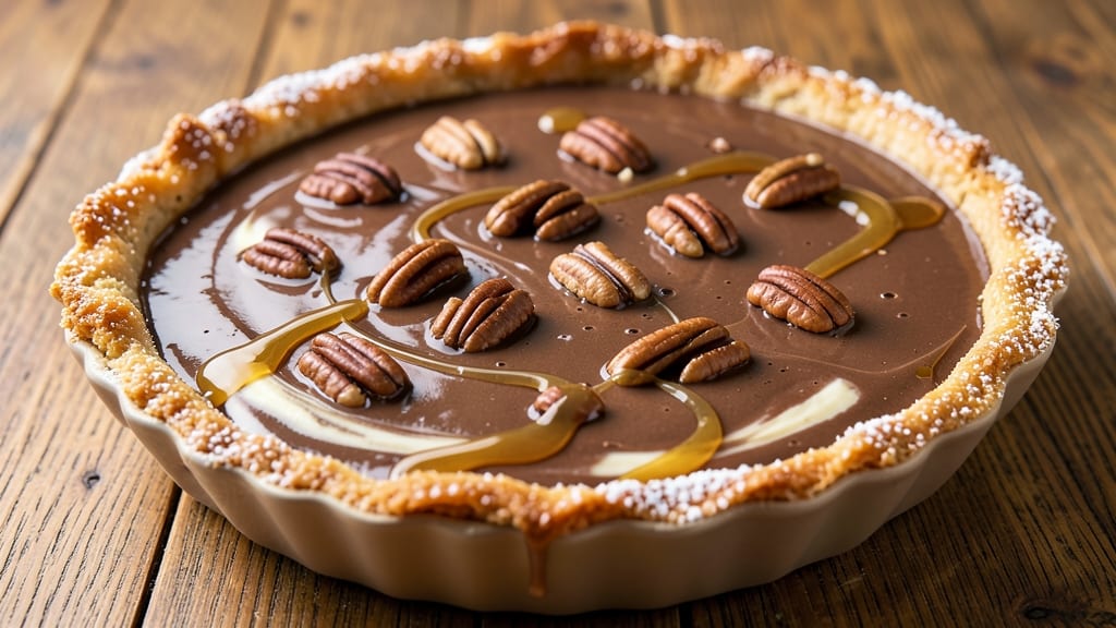 Baker's German Chocolate Pecan Pie Recipe: Coffee-Infused Fudge with Crispy Top Magic