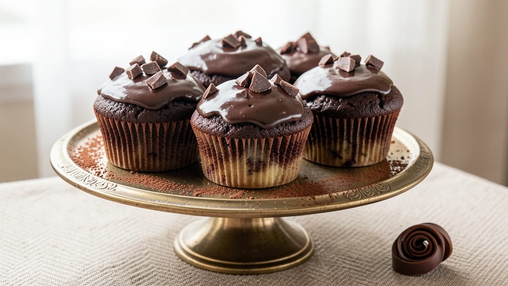 Best Moist Dark Chocolate Cupcakes Recipe: Fudgy Core With Silky Frosting