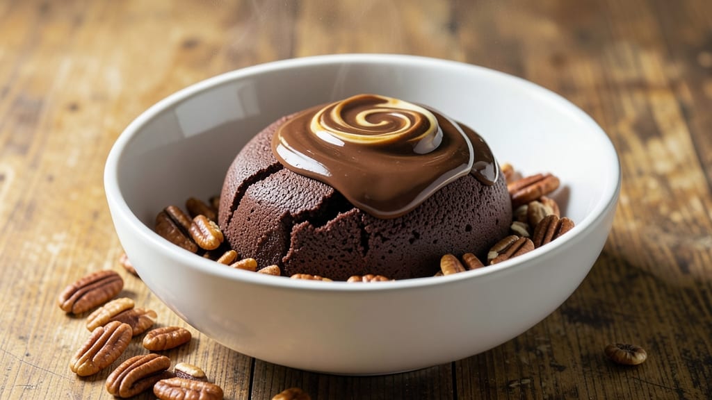 Carrabba's Chocolate Dream Copycat Dessert Recipe: Velvety Ganache Poured Over Crispy Pecan Crust
