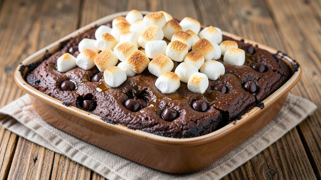 Brownie Recipe With Chocolate Chips and Marshmallows: Crunchy Top, Gooey Core Magic