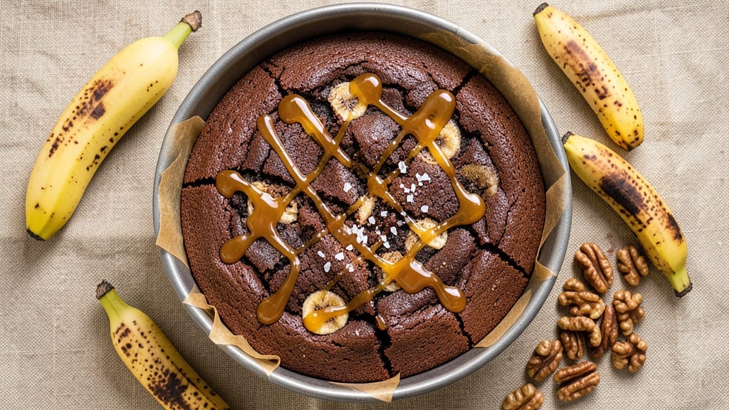 Baking Chocolate Banana Cake Recipe: Fudgy Chocolate Swirls With Banana Moisture