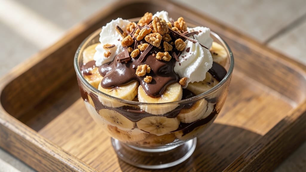 Banana Chocolate Parfait Recipe: Layered Creaminess With Crunchy Granola Top
