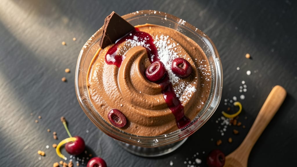 Cherry Chocolate Mousse Recipe: Light-as-Air Cloud With Bursting Fruit
