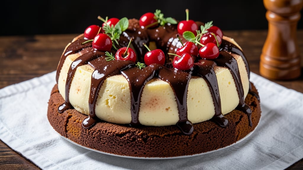 Cherry Cheesecake Chocolate Bundt Cake Recipe: Triple-Layered Magic With Tart Cherries and Rich Ganache