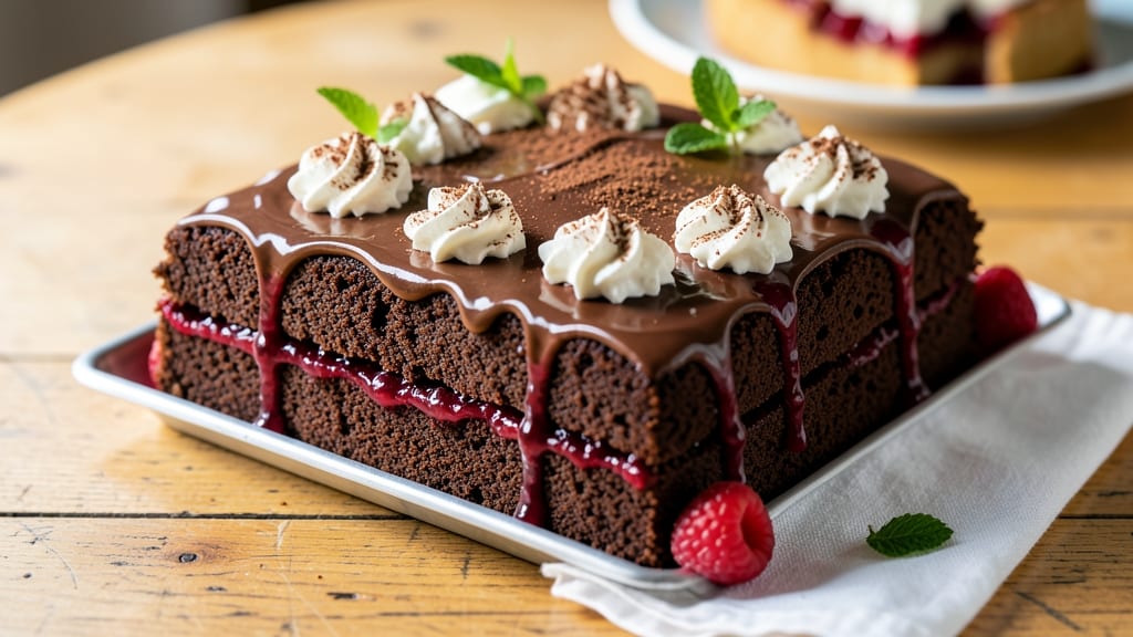Bake Off Chocolate Cake Missing Raspberry Recipe: Swiss Roll Twist With Hidden Berry Surprise