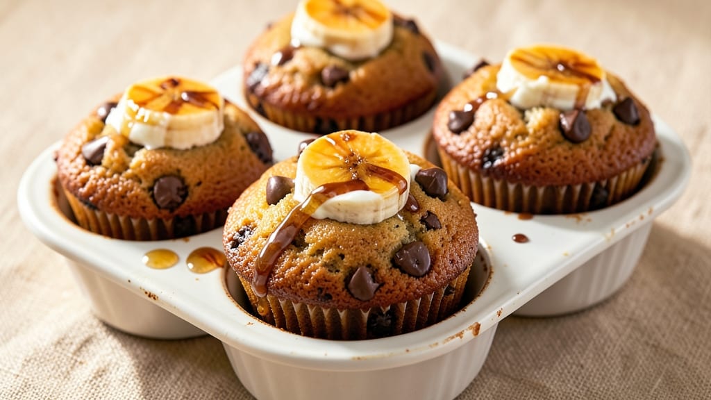 Banana Chocolate Chip Yogurt Muffins Recipe: Fluffy Rises with Hidden Yogurt Moisture