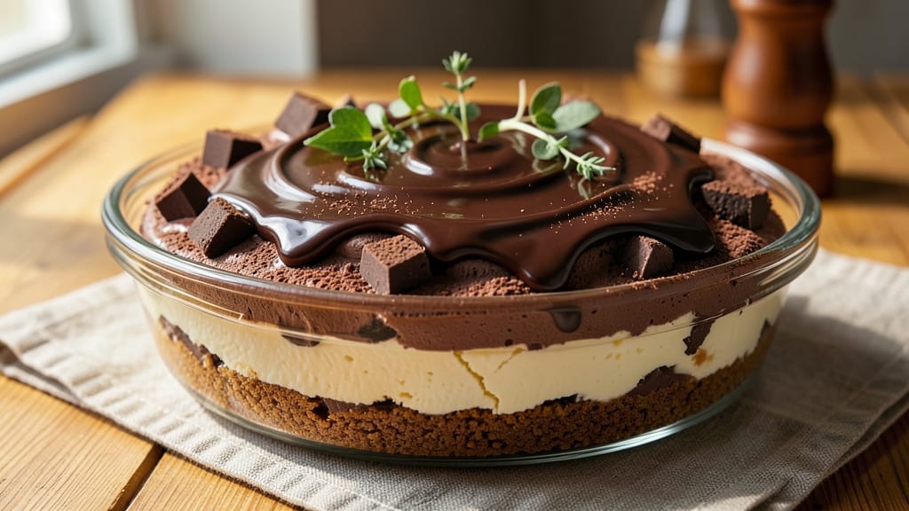 Belgian Chocolate Cheesecake Recipe: Silky Ganache Rivers and Crispy Chocolate Top