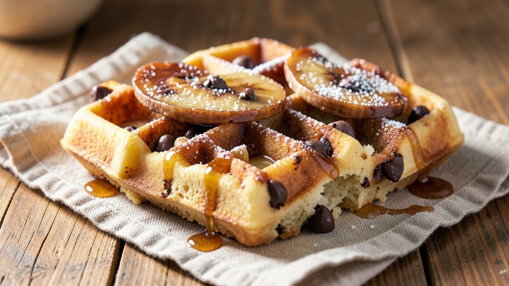 Banana Chocolate Chip Waffle Recipe: Triple-Layered Crunch With Warm Caramelized Edges