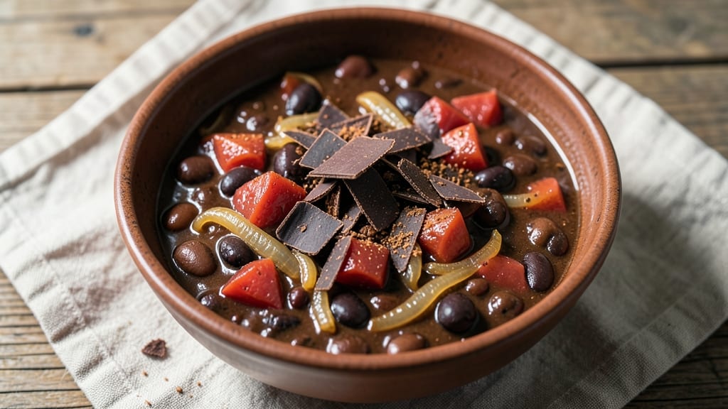 Chocolate Cinnamon Chili Recipe: Spiced Dessert Stew With Warm Vanilla Notes