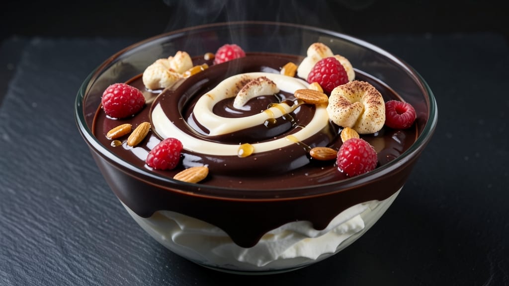 Bella Chocolate Fountain Recipe: Warm Chocolate Rivers Over Crispy Waffle Crunch