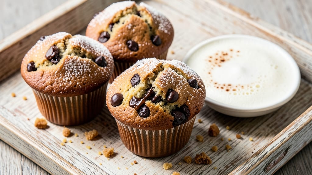 Cappuccino Chocolate Chip Muffins Recipe: Coffee-Infused Bites With Buttery Swirls