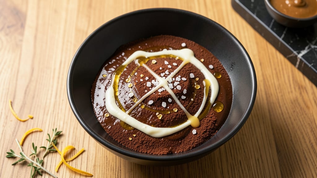 Cacao Powder Chocolate Recipe: Rich Depth and Silky Ganache Streaks