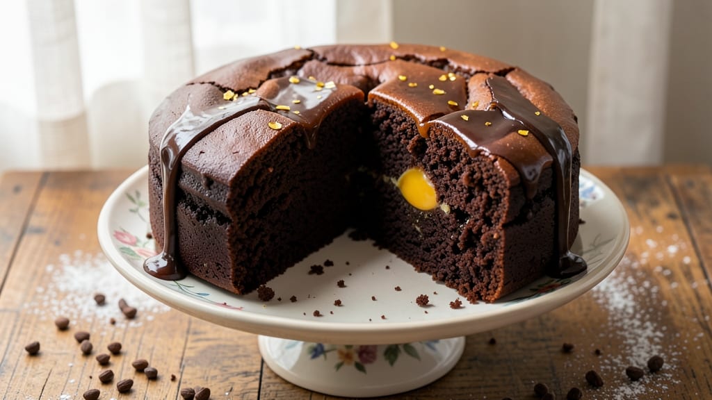 Bizcocho De Chocolate Recipe: Triple-Layered Crunch With Coffee-Infused Ganache Rivers