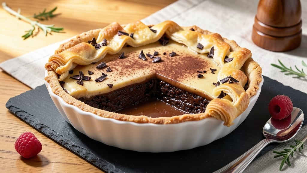 Bittersweet Chocolate Pie Recipe: Deep Espresso Notes and Crispy Top Magic