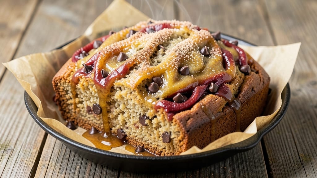 Banana Bread Recipe With Applesauce and Chocolate Chips: Applesauce-Moistened Loaf With Fudgy Chips