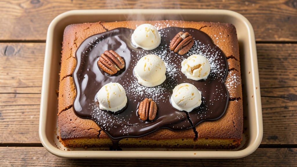 Baker's German Chocolate Sheet Cake Recipe: Coffee-Infused Layers and Pecan Swirl Magic