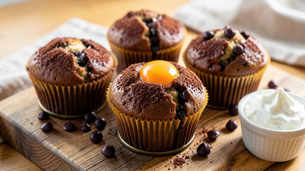 Bakery-Style Chocolate Muffins Recipe: Deep Chocolate Cracks and Buttery Crumb